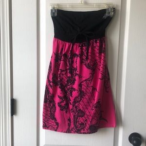 Metal Mulisha Strapless Dress